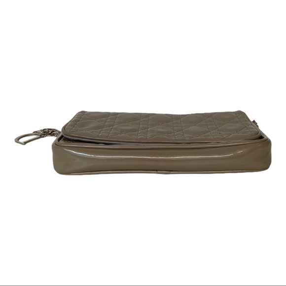 Dior Cannage Patent Wallet On Chain - Picture 8 of 11